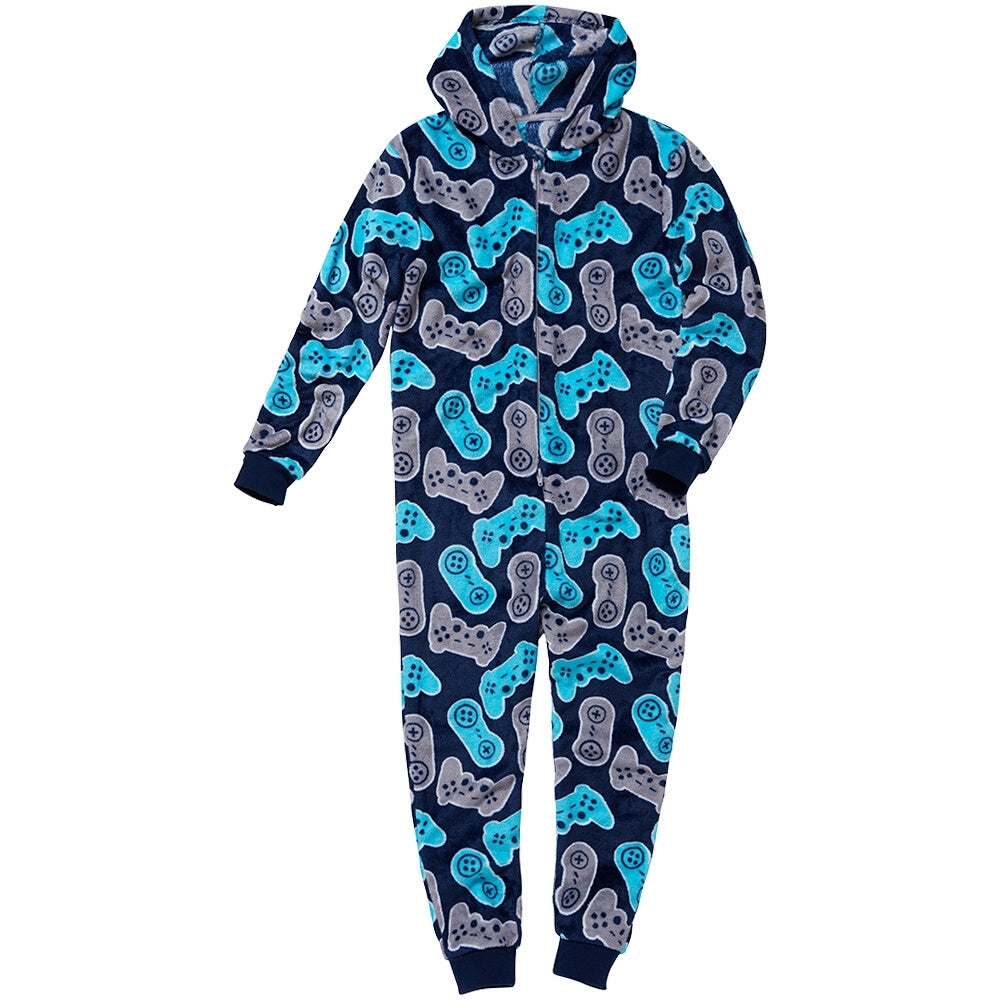 Boys gaming online onesie