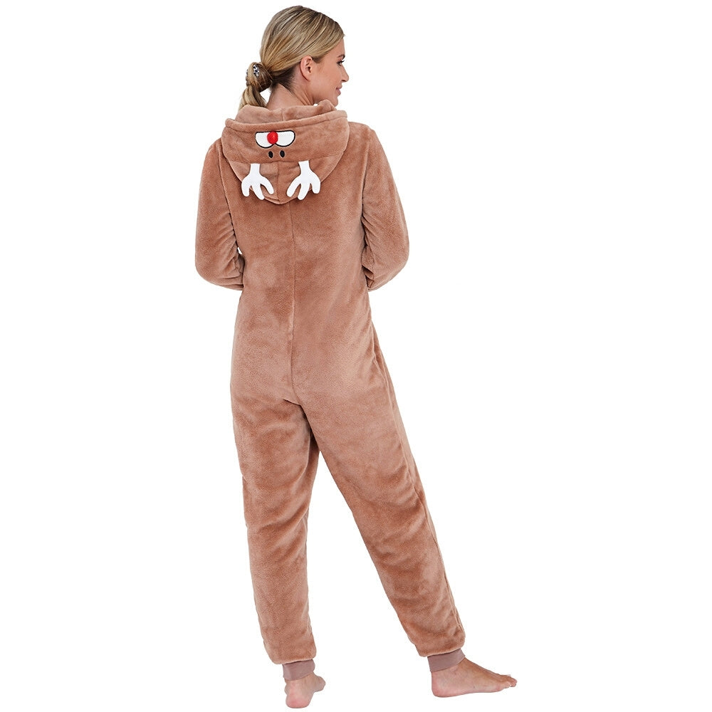 Adults Mens Womens Unisex Christmas Rudolph Reindeer Onesie