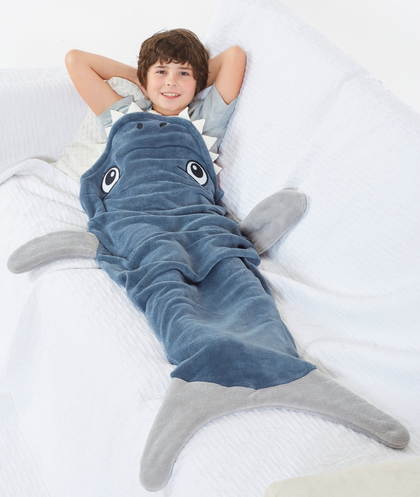 Glow in the Dark Shark Blanket - Blankie Tails