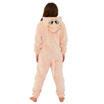 Kids Embossed Fleece Giraffe Onesie (14742320841086)