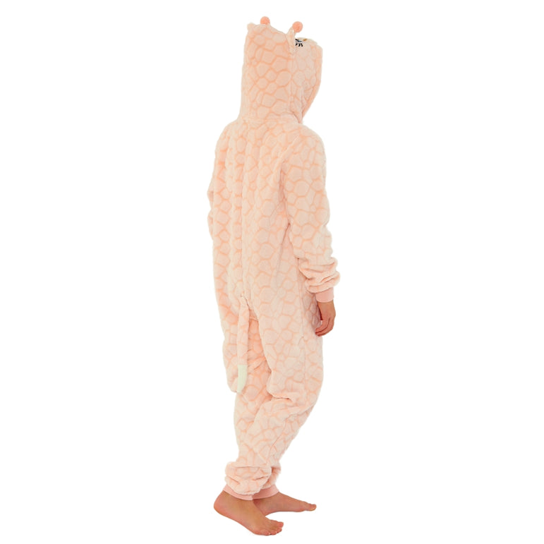 Kids Embossed Fleece Giraffe Onesie (14742320841086)