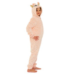 Kids Embossed Fleece Giraffe Onesie (14742320841086)