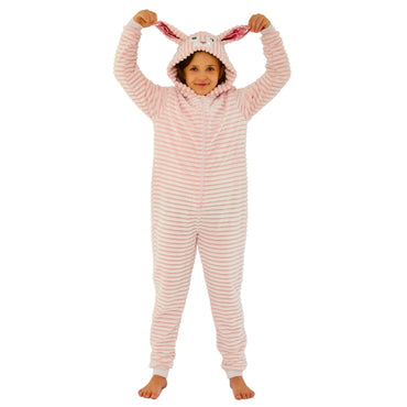 Kids Bunny Rabbit Fleece Onesie (14742320873854)