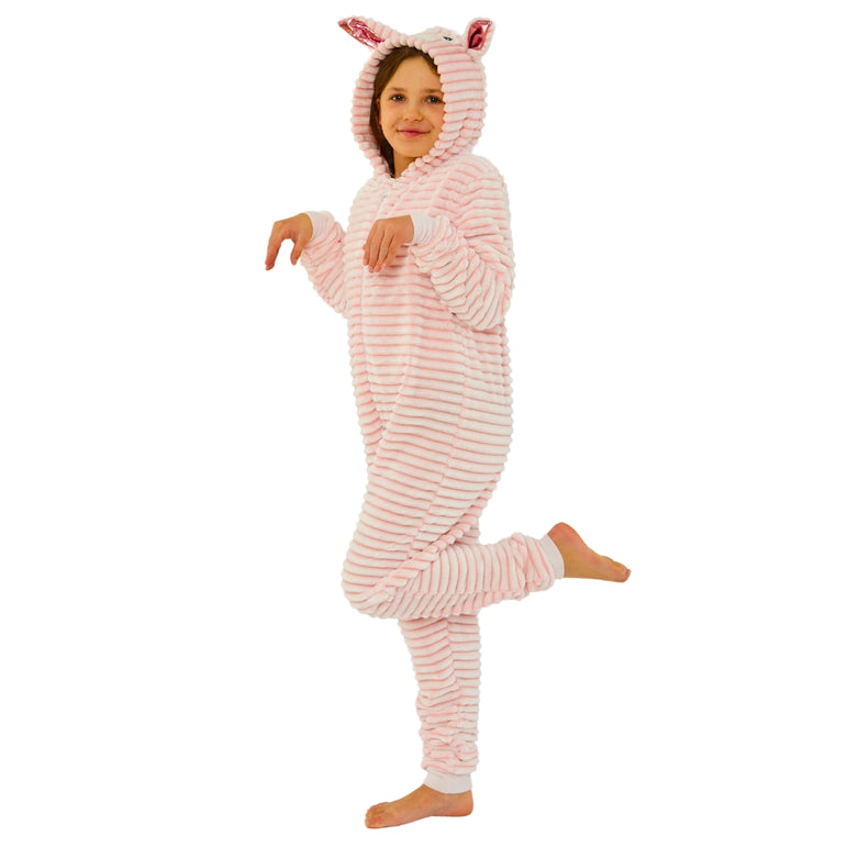 Kids Bunny Rabbit Fleece Onesie (14742320873854)