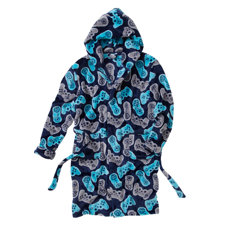 Gaming Console Print Dressing Gown (14742319923582)