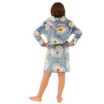 Rainbow Hearts Fleece Dressing Gown (14742325330302)