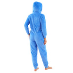 Adults Blue Fluffy Fleece Onesie (14761848537470)