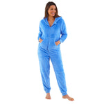 Adults Blue Fluffy Fleece Onesie (14761848537470)