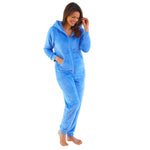 Adults Blue Fluffy Fleece Onesie (14761848537470)