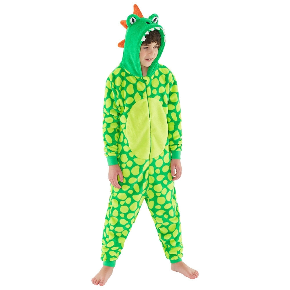 Boys Spotted Dinosaur Onesie | Kids Dinosaur Onesies (4490632560692)